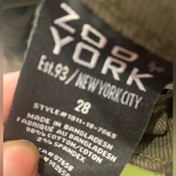 Zoo York “Olive green” Mens Jeans (Size 28) [Brand New] - Picture 6 of 6